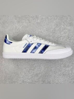 Adidas Samba Tie dye sneakers tennis shoes size 13 blue three stripes